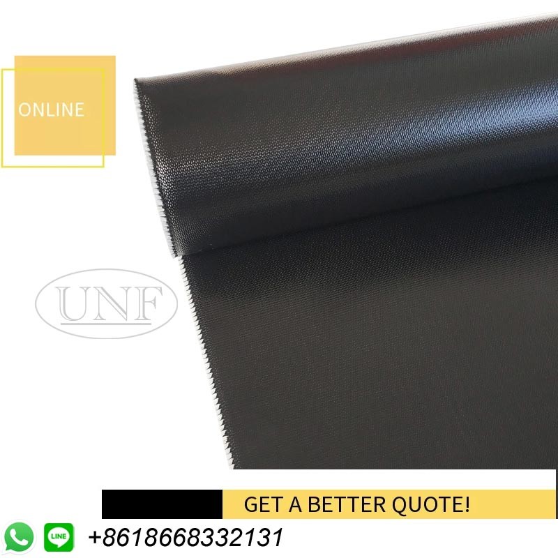 0.45mm Satin Weave Silicone Coated Glass Fabric 40/40 Gram 2 Meter Width
